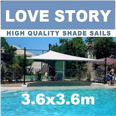 $59 • Buy NEW SHADE SAIL-3.6x3.6M SQUARE IN SAND