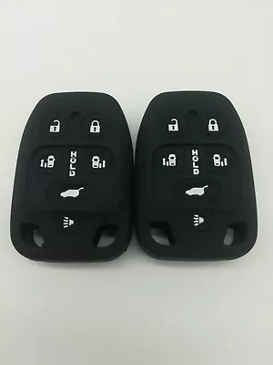 2*Silicone Fob Remote Key Case Cover For 2011 2012 2013 2014 Honda Odyssey 6bts • $8.99