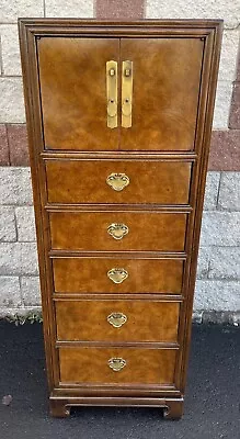 Vintage Drexel Walnut Lingerie Chest 57  X 21  X 17  • $595