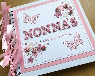 80th Birthday Gift For Women Mum Memories Album Guest Book 90th 70th 60th 50th  • £18.50