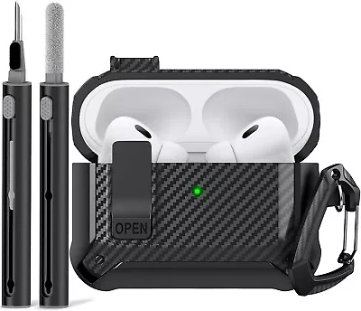 Airpods Pro 2Nd Generation Case Cover With Cleaner Kit Military Hard Shell Prot • $9.99