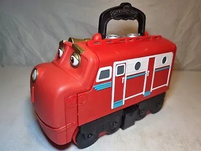 Chuggington Wilson Learning Curves Red Train Cars Carrying Case • $19