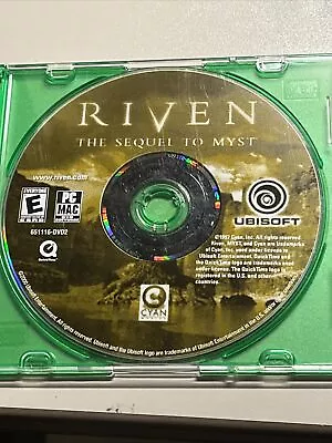 Riven The Sequel To Myst PC 1997 PC MAC Ubisoft • $10