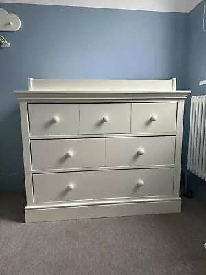 Mamas & PapasOxford 3 Drawer Dresser & Baby Changing Unit - Pure White • £350