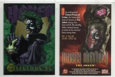 1995 DC Legends: Power Chrome (SkyBox)  Base Trading Card  #92 THE JOKER • $5.99