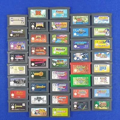 Gba GAMES Carts Authentic Game Boy Advance PAL - Make Your Selection • $54.99