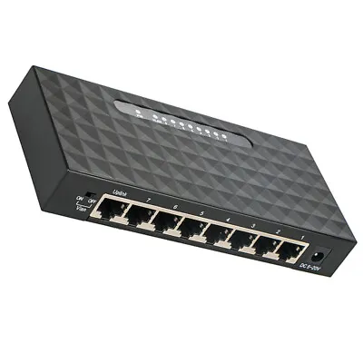 Ethernet 8-Port 100M Ethernet Network Desktop • $22.69