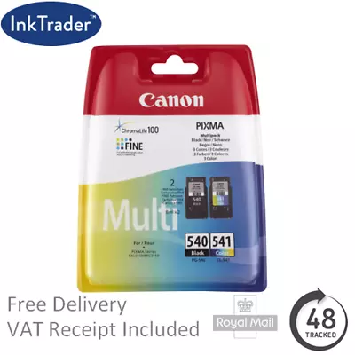 Genuine Canon PG 540 / CL 541 Ink Cartridges For Use In Canon MG3650 Printers • £35.95