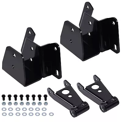 4  Drop Shackles & Hangers Lowering Kit  For Ford F150 F100 2WD 1973-1996 • $62.59