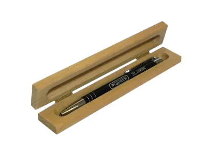 £4.49 • Buy Unpainted Wooden Pencil Pen Case Box Desktop Stationery Organiser Decoupage 060
