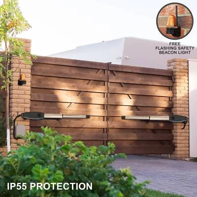 £279.99 • Buy Electric Swing Gate Opener Operator Dual Arms Remote Control Automatic Door Kit