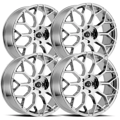 (Set Of 4) VCT V82 20x8.5 5x4.5  +40mm Chrome Wheels Rims 20  Inch • $1255.96