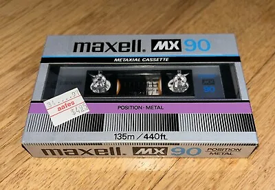 MAXELL MX90 Metal Tape - 90 Minutes -  BRAND NEW / UNUSED • $59.95