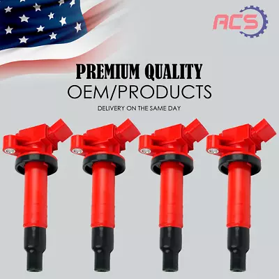 4X High Performance Ignition Coil OEM For Toyota Corolla Celica Matrix 1.8 UF247 • $39.76