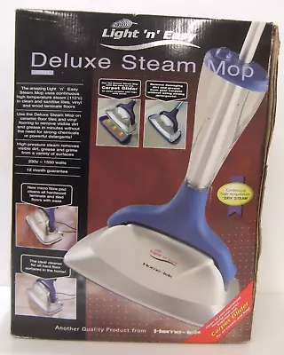 Light 'n' Easy Deluxe Steam Mop HT824 Electric Home-Tek Opened Unused #W4 • £20