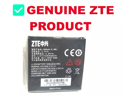 Replaces ZTE Warp N860 N910 - Genuine OEM Battery (Li3717T43P3h565751) • $15.30