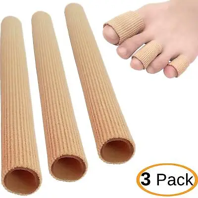 Chiroplax Gel Finger Toe Tubes Protector Sleeve Separator Bunion Hammer (3 Pack) • $11.99