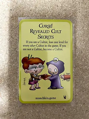 Munchkin Cthulhu Curse! Revealed Cult Secrets Promo Card SJG Steve Jackson Games • $4.99