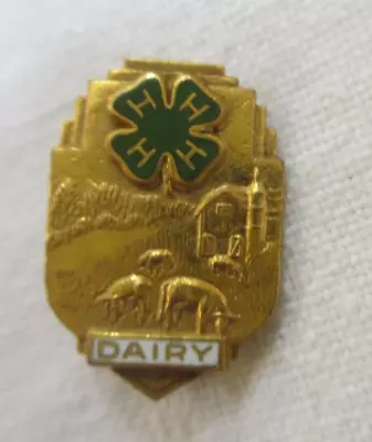 Vintage 4-H Club Dairy County Honor Pin 1/20 10kgf • $6