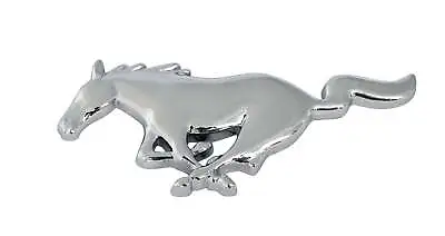 Ford Mustang Chrome Running Horse Pony 3  Emblem Dash Fender Trunk Sill Plate • $11.52