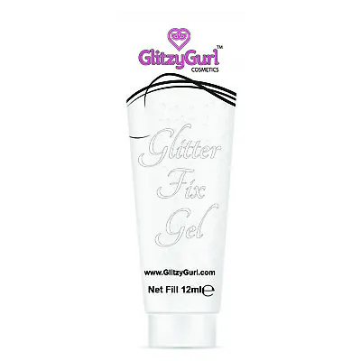 £3.49 • Buy GlitzyGurl 12ml Fixative Fix Gel Body Face Lip Eye Shadow Glitter Glue Cosmetic