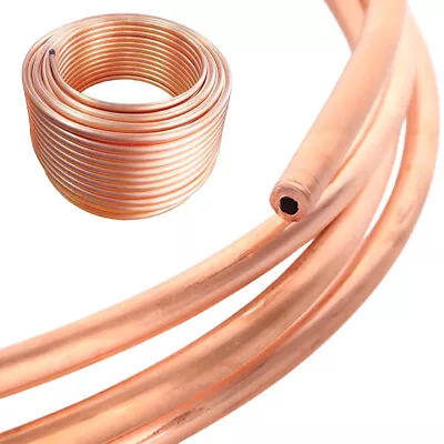 T2 99.9% Copper Tube Pipe Coil Soft Coil 2/3/5/6/8/9.52/10/12mm Outer Diameter • $9.08