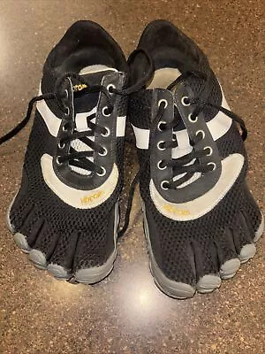 Vibram FiveFingers Speed M338 Barefoot Black Men's Toe Shoe US 9/9.5 EU 41 • $25