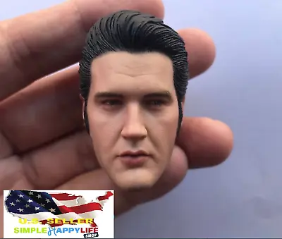 1/6 Elvis Presley Head The King Of Rock & Roll For 12  Male Figure Phicen ❶USA❶ • $35.14