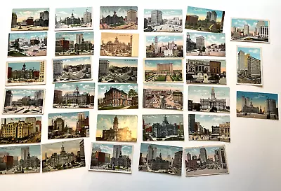 Vintage 30+ Detroit Michigan Postcard Lot All Earlier Divided Back All Unposted • $15.98