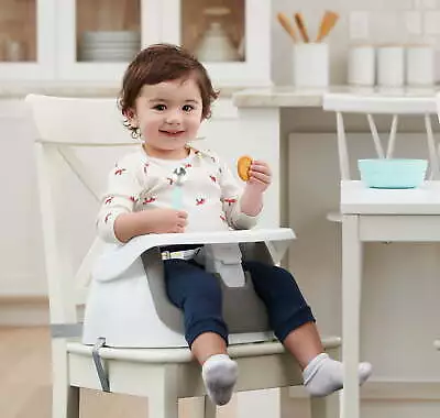 2-in-1 Booster Seat And Grow With Me Floor Seat With Removable Feeding Tray Ind • $38