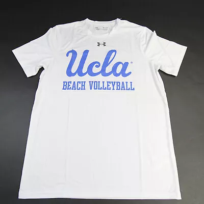 UCLA Bruins Under Armour HeatGear Short Sleeve Shirt Men's White New • $16.24