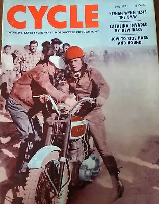 July  1951 Cycle - Japs Battle At The Cow Palace - 180 Mph NSU Shatters Record • $10