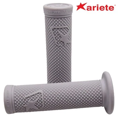 $9.94 • Buy Gray - ARIETE Handlebar Grips Motorcycle Scooter 7/8  (22mm)