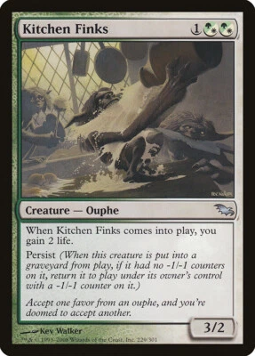 $1.59 • Buy Kitchen Finks Shadowmoor PLD White Green Uncommon MAGIC MTG CARD ABUGames