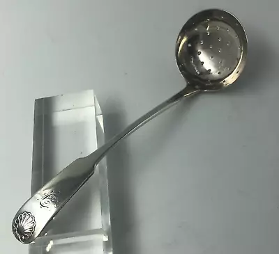 Scottish Silver Draining Sifter Ladle Edinburgh Andrew Wilkie 1832 • £65