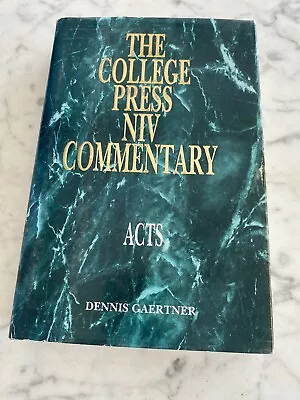 1993 NIV Bible Commentary On Acts - Dennis Gaertner - College Press • $28