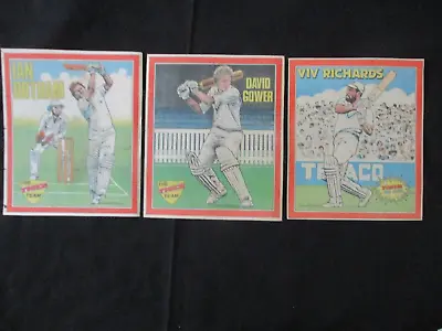 IAN BOTHAM DAVID GOWER VIV RICHARDS - Cricket - Set Of Tiger Comic Pictures • £2.99