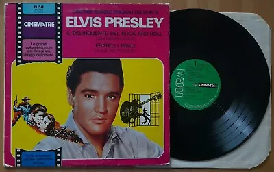Elvis Presley Italy Only LP Jailhouse Rock & Love Me Stracks Unique Sleeve 1979 • $34.99