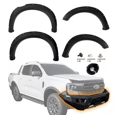 Pocket Style Fender Flares Wheel Arch For Ford Ranger Next Gen 2023+ W/ Bullbar • $215