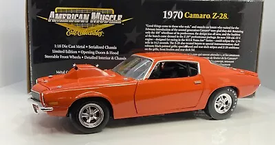 American Muscle 1/18 Scale 1970 Camaro Z-28 “Drag Version” ONLY 402 Made • $175