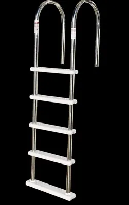 HYDROTOOLS By SWIMLINE Stainless Steel Pool Ladder For Above Ground Pool • $125