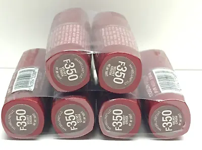 6X MAYBELLINE Moisture Extreme Lipstick F350 Velvet Crush Discontinued • $87