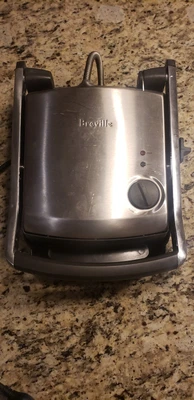 $34.99 • Buy Breville TG425XL Heavy Duty Stainless Steel Adjust Panini Sandwich Grill Press