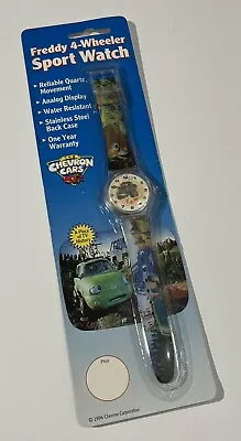 Vintage 1996 The Chevron Cars Freddy 4-Wheeler Kids Wrist Sport Watch • $16.95