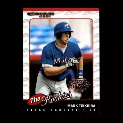 Mark Teixeira 2001 Donruss Baseball's Best Texas Rangers #R91 R327W 16 • $1.79