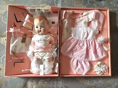 Tiny Tears Special Ed Porcelain Collector Doll + Clothing Trunk-Danbury Mint NIB • $85