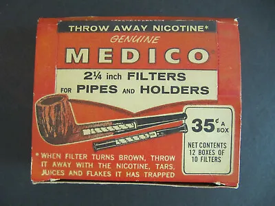 Vintage Genuine MEDICO 50 Filters Original Store Display Box Lot • $19.75