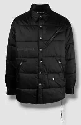 $2470 Mastermind World Men's Black Padded Shirt Jacket Coat Size S • $790.78