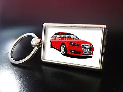 Audi S3 Metal Key Ring. Choose Your Car Colour. • $10.74
