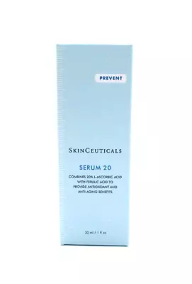 Skinceuticals Prevent Serum 20 Combines 20% L Ascorbic Acid ~ 30 Ml / 1 Oz BNIB • $86.24